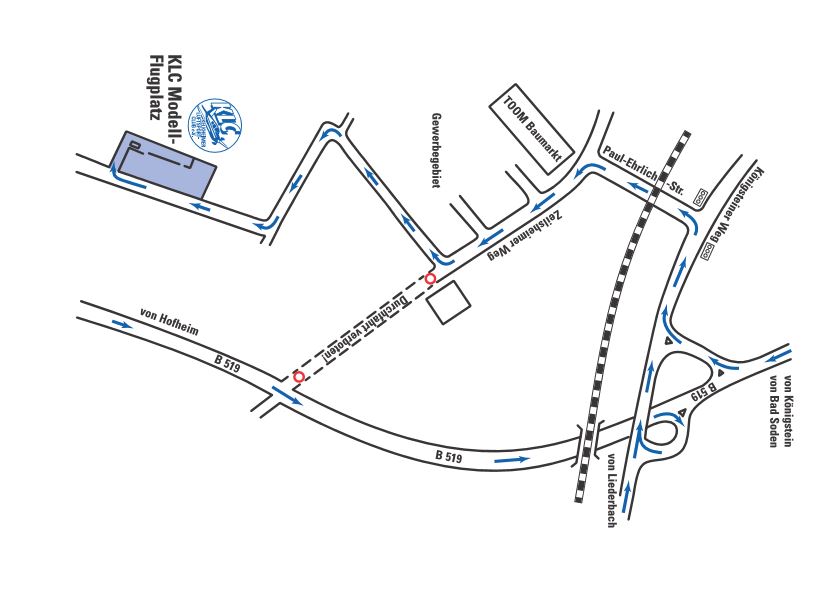 KLC aktuelle Anfahrtskizze